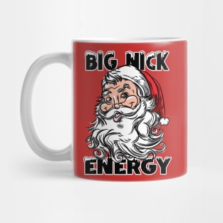 Big Nick Energy Retro Santa Mug